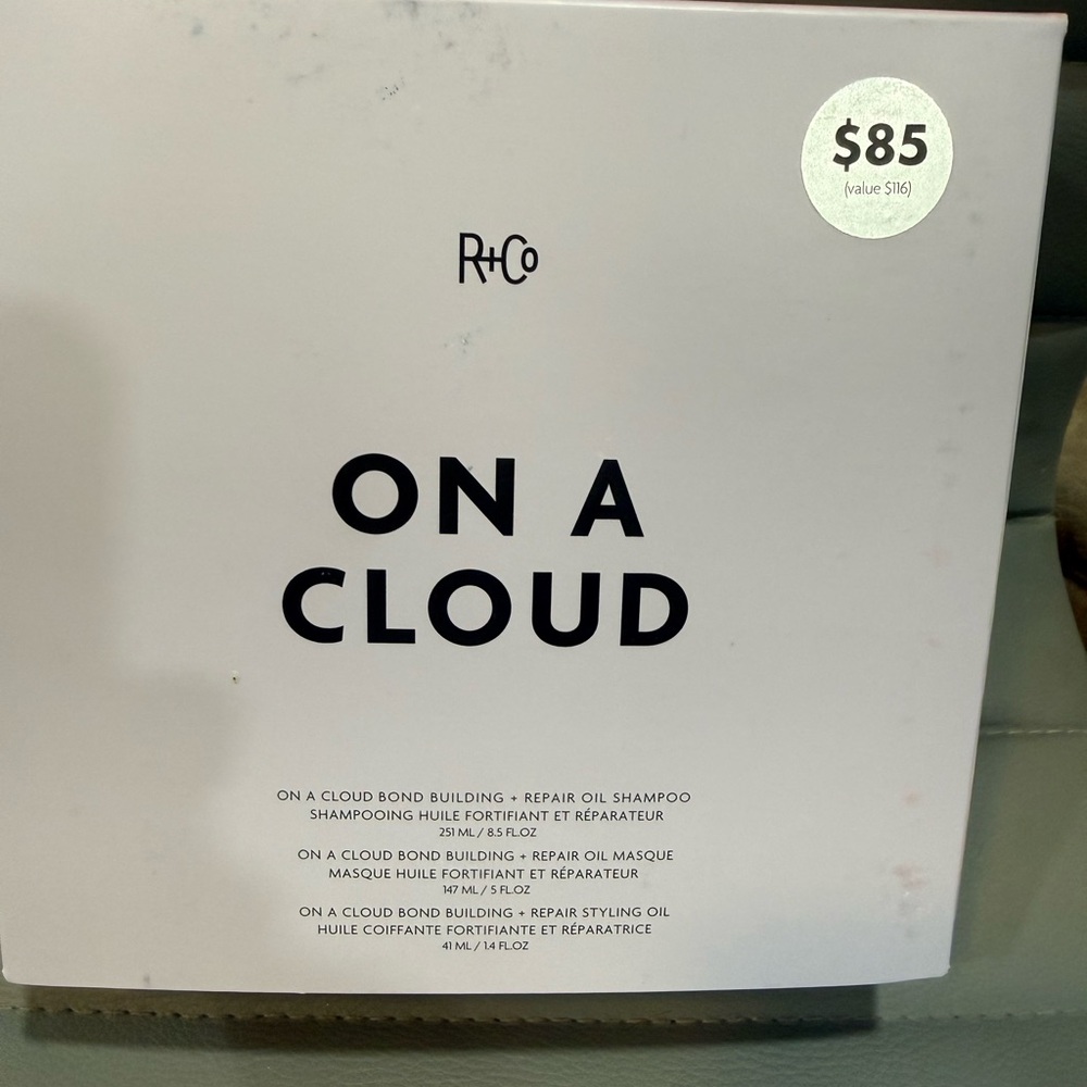R+Co On a Cloud Bond Building Shampoo and Mask Set - Cream and Gold - Picture 2 of 2